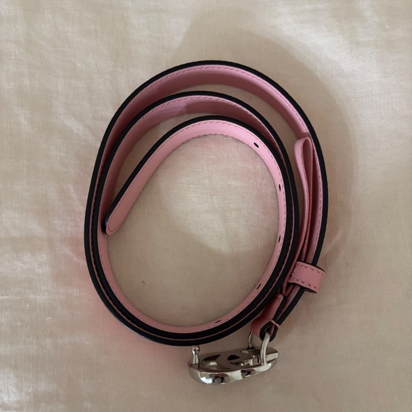 Rare Gucci Marmont Pink Thin Belt - Picture 2 of 7